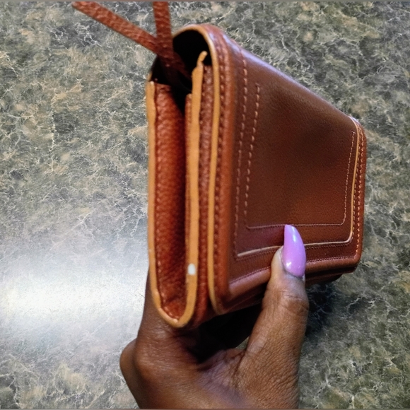 Authentic Vintage Chloé Paraty Brown Leather Long Wallet ✨ - Picture 5 of 15